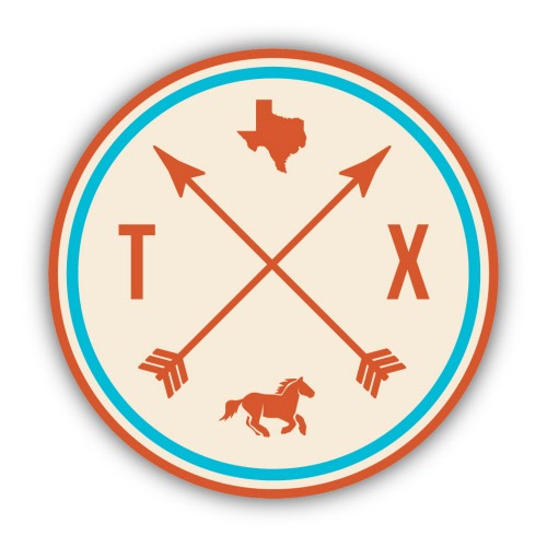 Texas Arrows Sticker