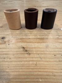 Leather Snap Scarf Rings