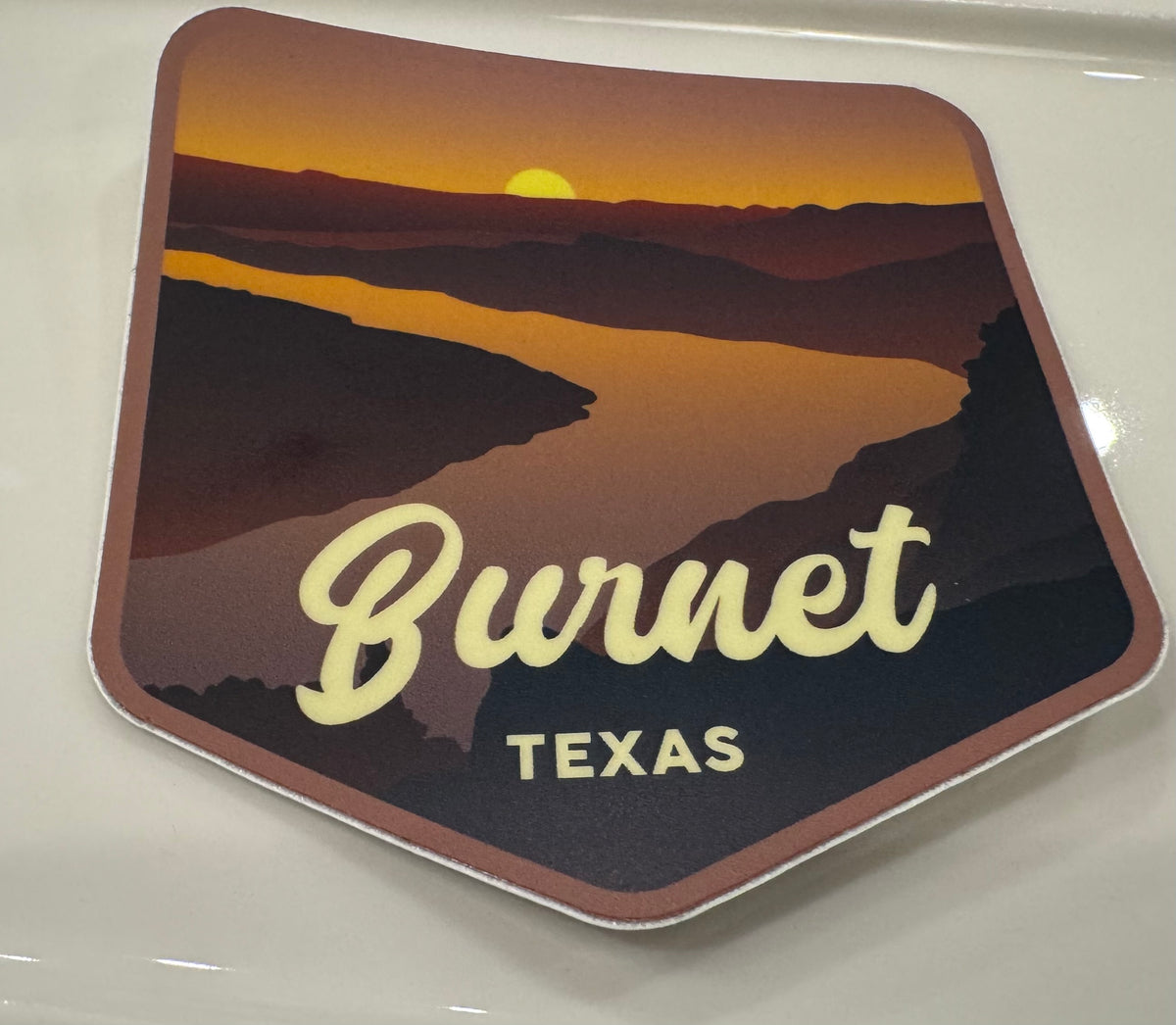 Burnet Sunset Sticker