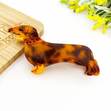 Dachshund Hair Clip