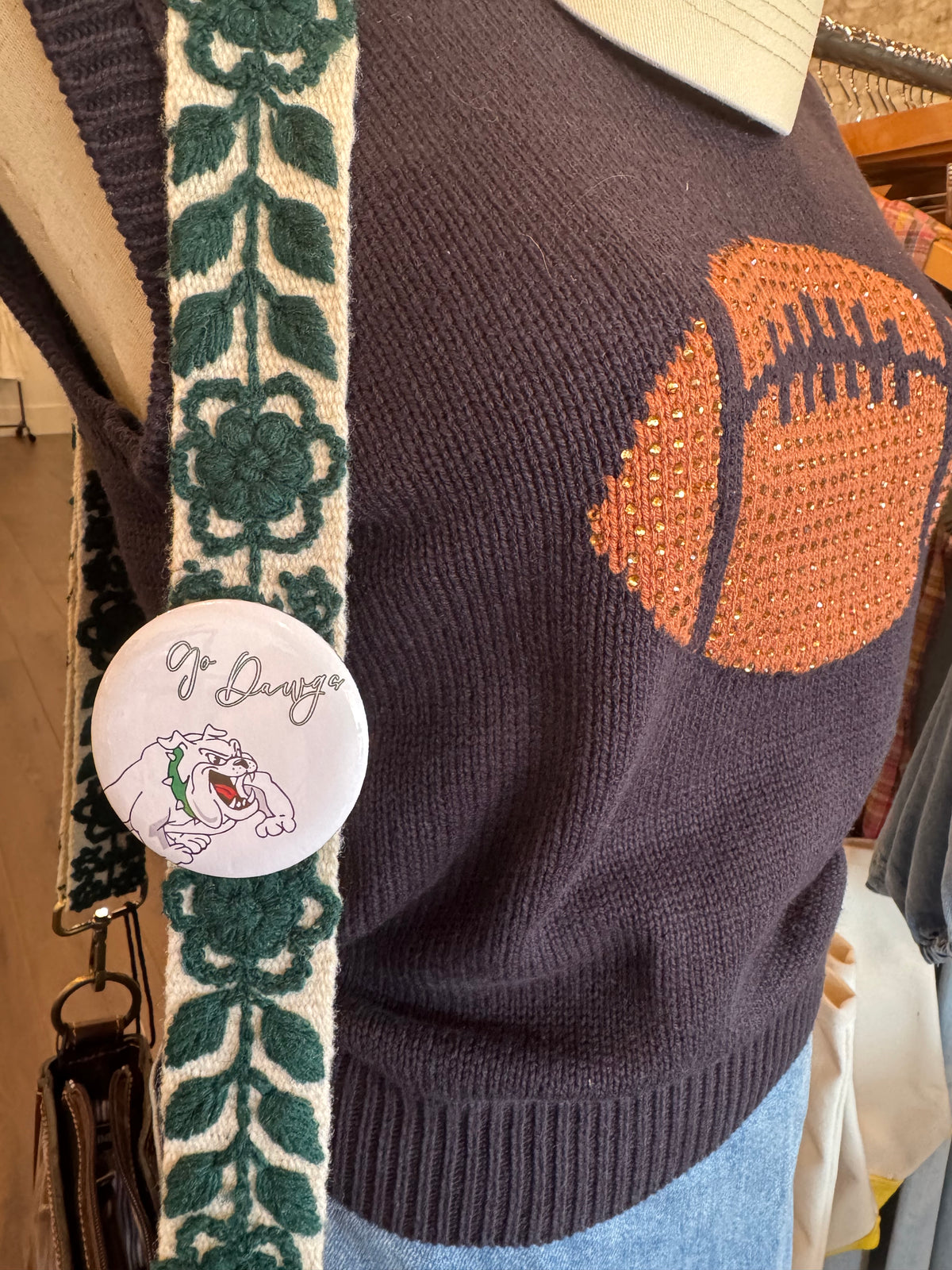 Gameday Buttons-Go Dawgs