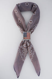 Vintage Flag Scarf Stretch Ring