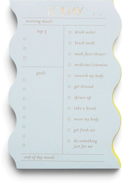 Wavy Daily Notepad