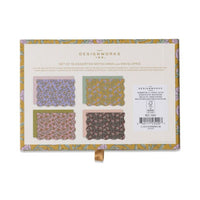 Vintage Floral Scalloped Notecard Set