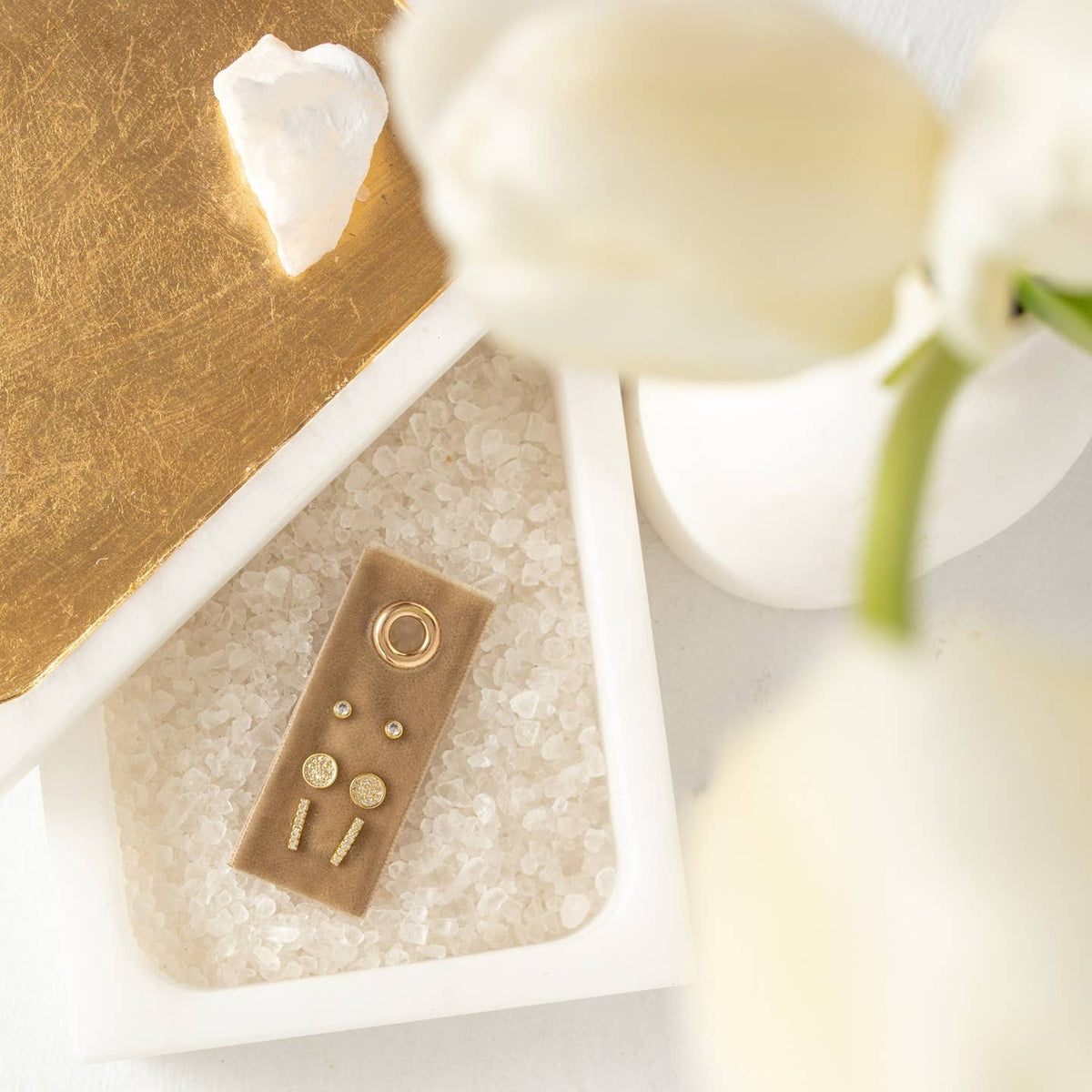 Pavé Stud Set