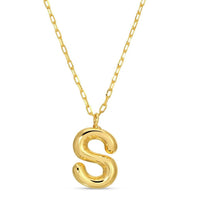 Large Balloon Initial Necklace