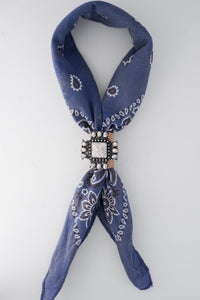 Cluster Western Concho Scarf Slide