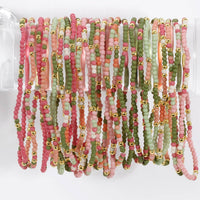 Beadeded 2mm Colored Bracelet- Set of 4