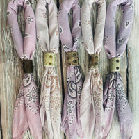 Lavender Hand Dyed Bandanas