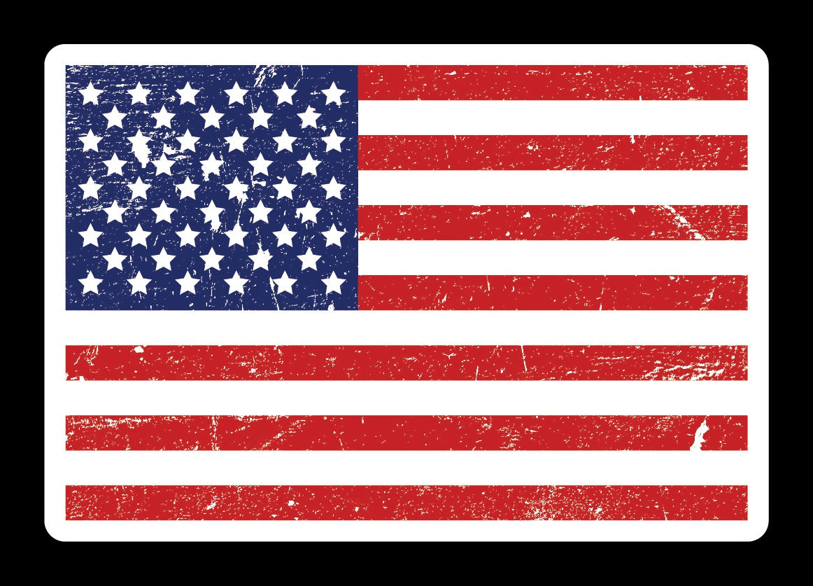 American Flag Sticker