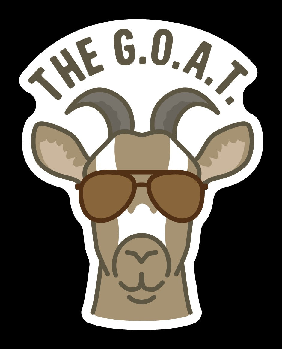 The G.O.A.T. Sticker