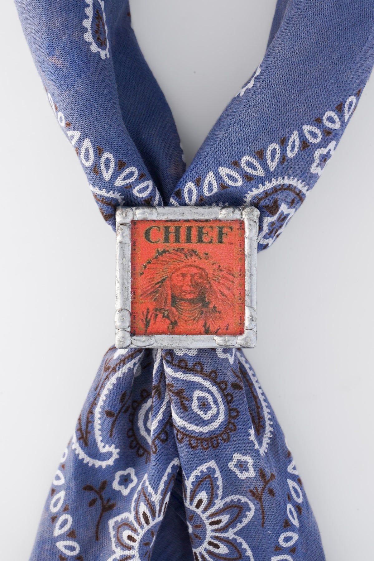 Vintage "Chief" Scarf Stretch Ring