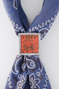 Vintage "Chief" Scarf Stretch Ring