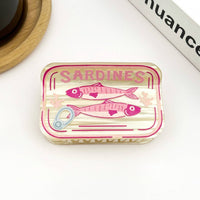 Pink Sardine Can Hair Clip