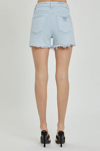 Glacier Distressed Denim Shorts