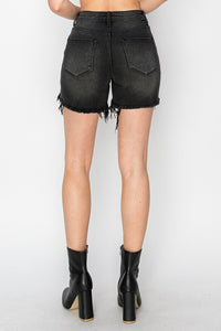 Chandler Frayed Denim Shorts