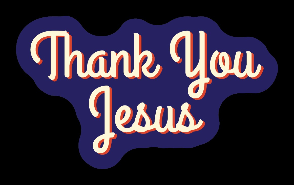 Thank You Jesus Sticker