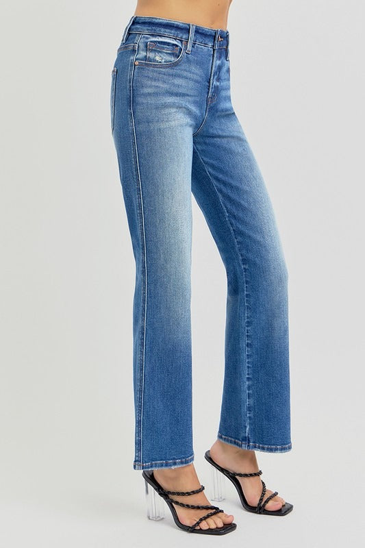 Larson High Rise Straight Jeans