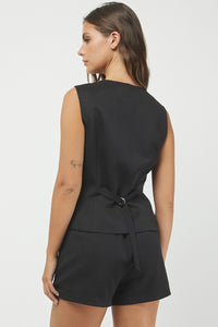 Eloise Button Down Vest