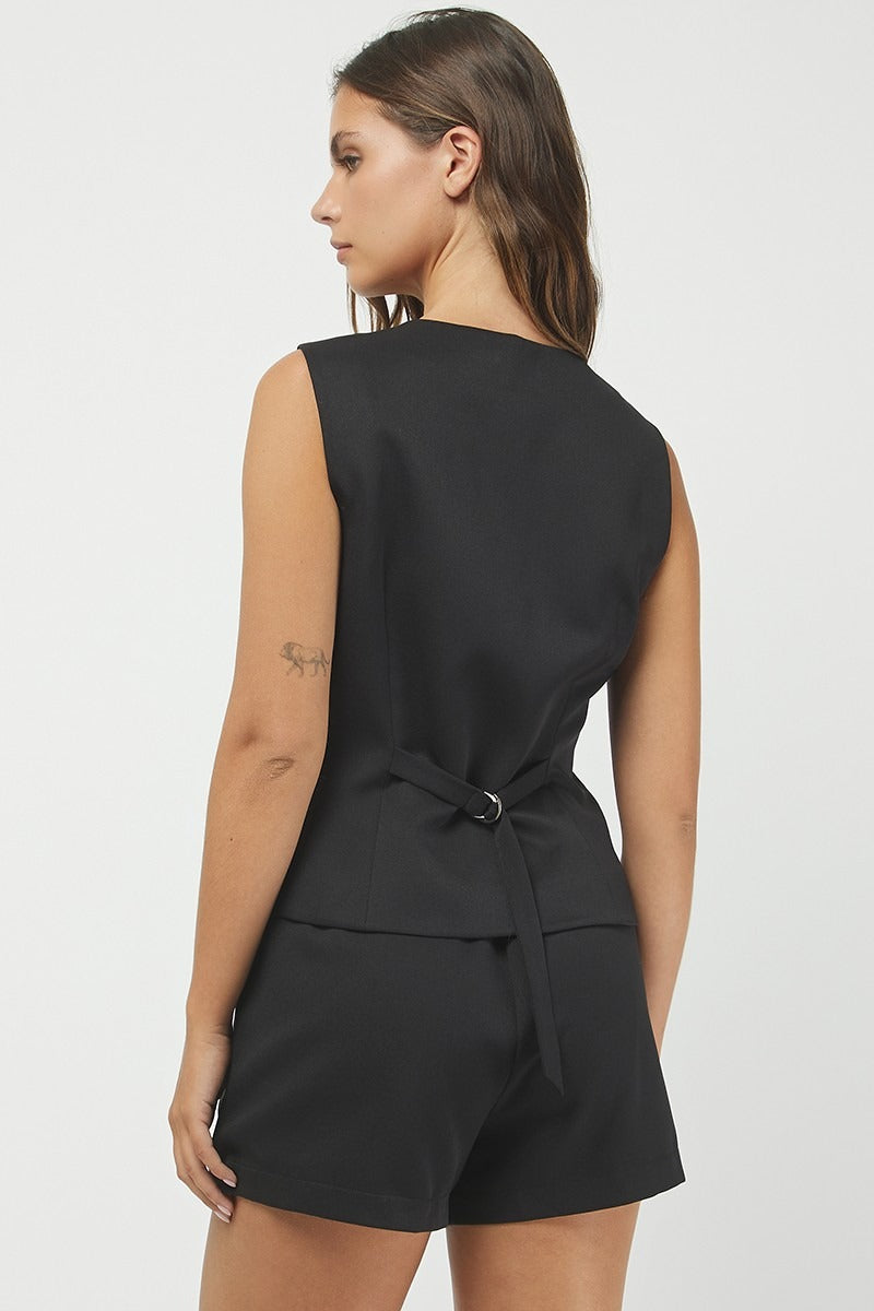 Eloise Button Down Vest