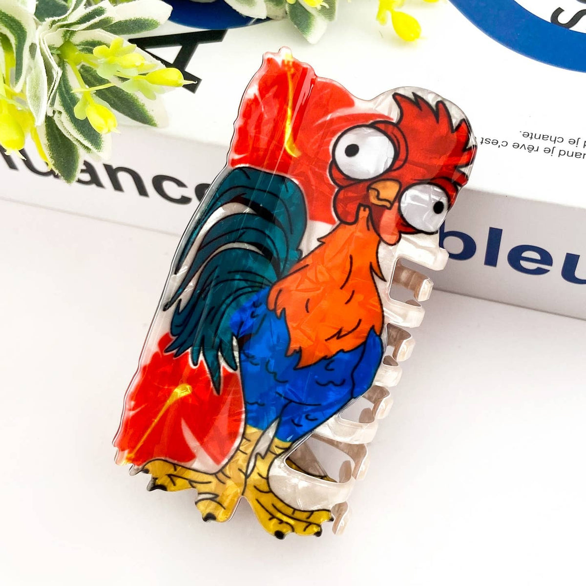 Rooster Hair Clip