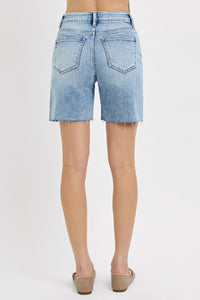 Avery Mid Length Denim Shorts