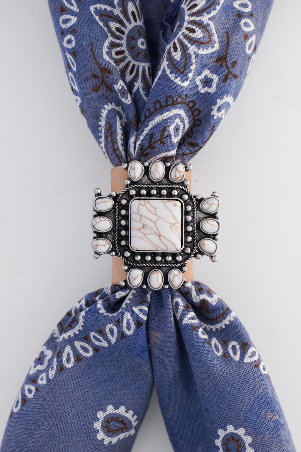 Cluster Western Concho Scarf Slide