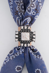 Cluster Western Concho Scarf Slide
