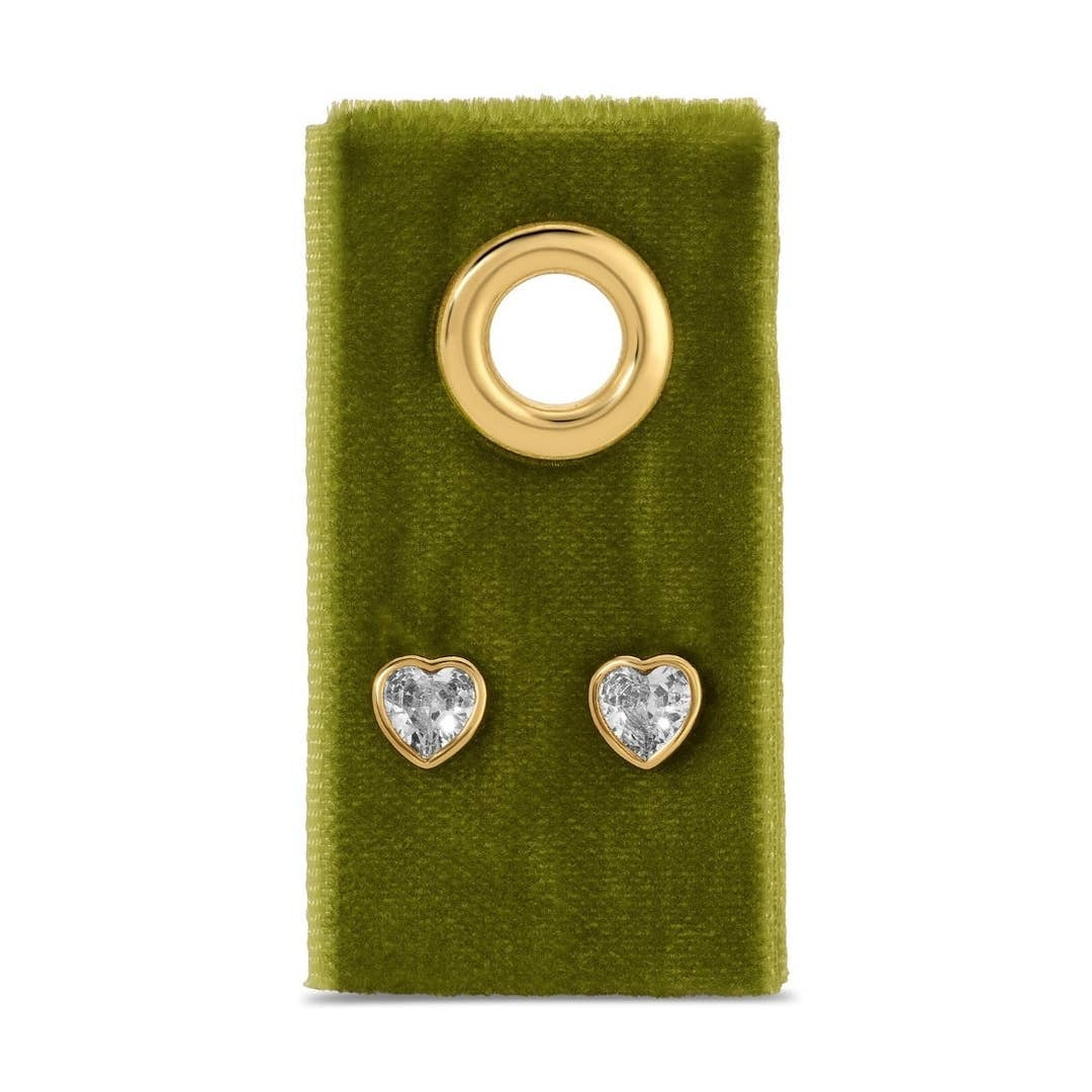 Love Spark Heart Studs