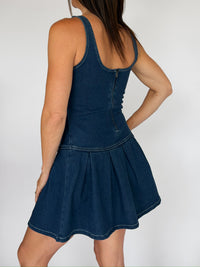 Cowgirl Denim Mini Dress