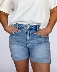 Coastal Breeze Cuffed Shorts