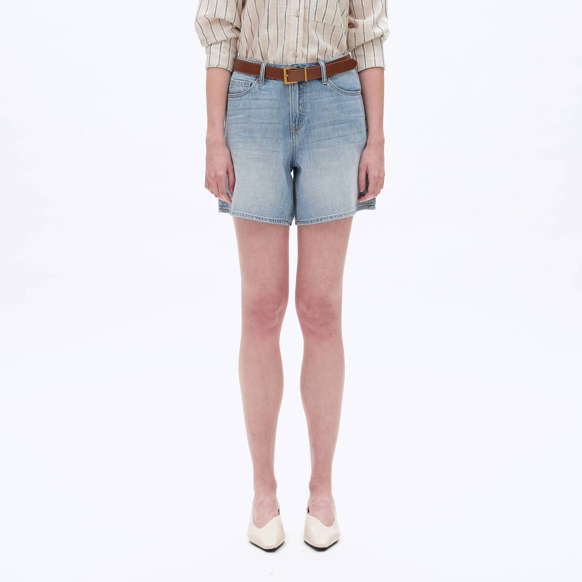 Hope Mid Rise Denim Shorts