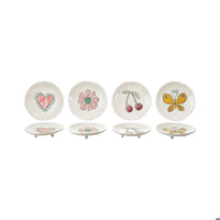 Stoneware Footed Plate