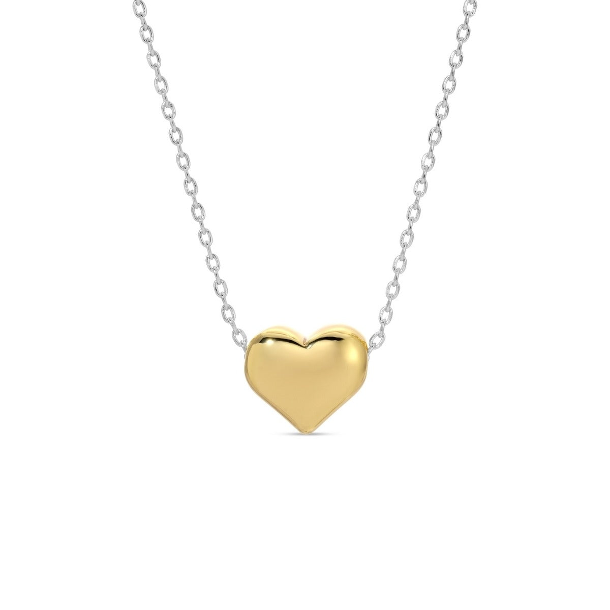 Petite Simple Gold Heart Necklace