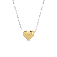 Petite Simple Gold Heart Necklace