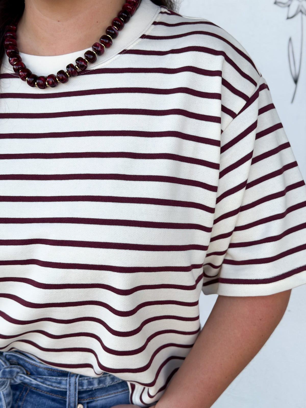 Bricks Cropped Tee