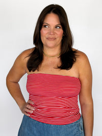 Jukebox Knit Tube Top