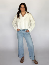 Margot Cropped Button Down