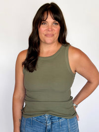 Edlin Tank - Dusty Olive