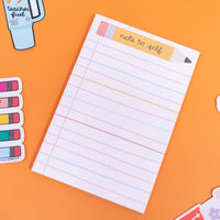 Note to Self Notepad