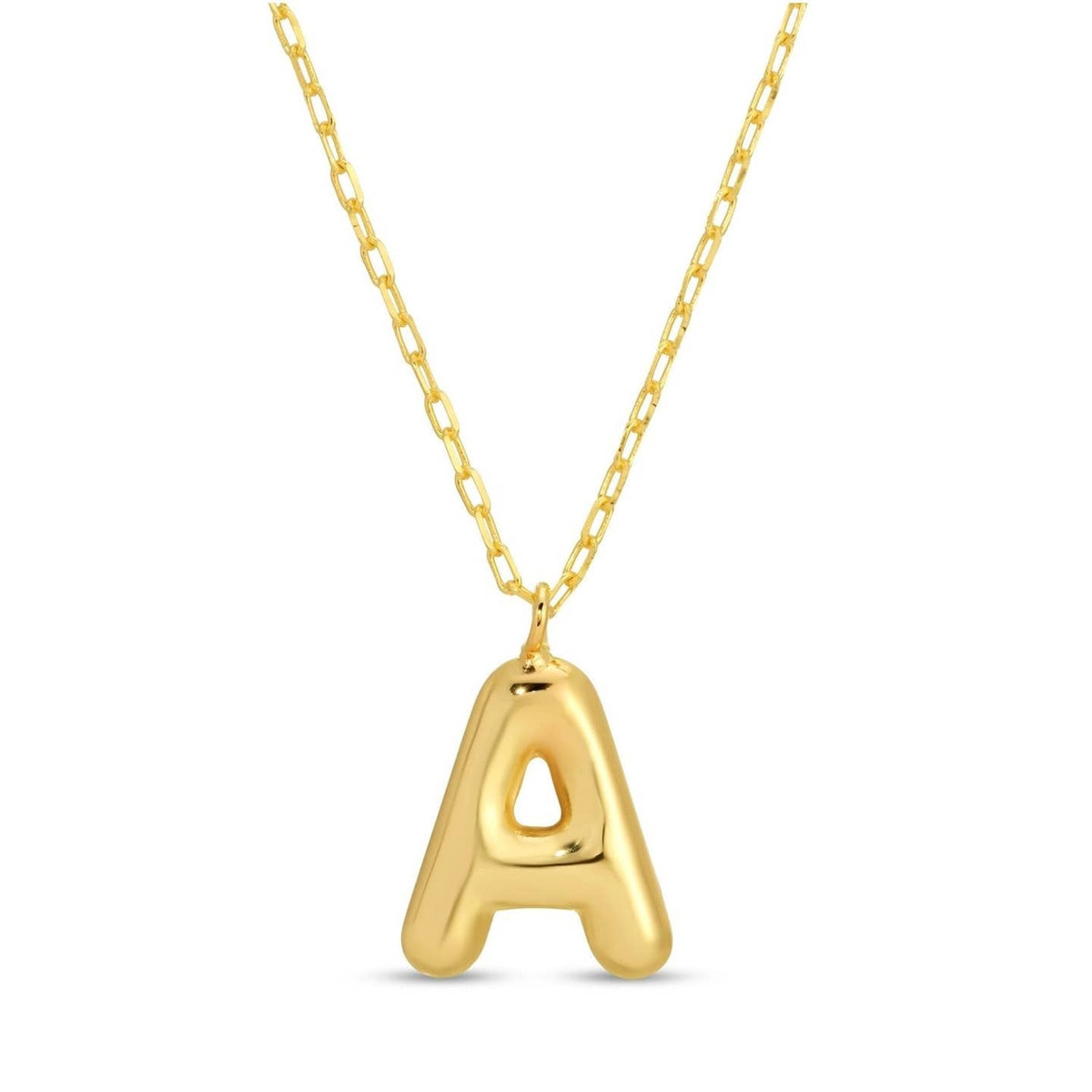Large Balloon Initial Necklace
