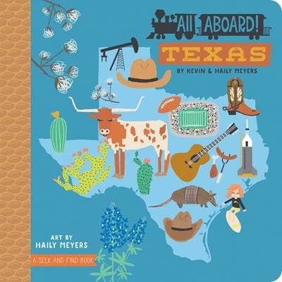 All Aboard Texas: A Seek & Find Board Book