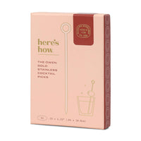 Owen Gold Cocktail Picks - Set of 4