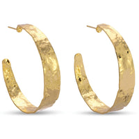 Perfectly Gilded Hoops- Large