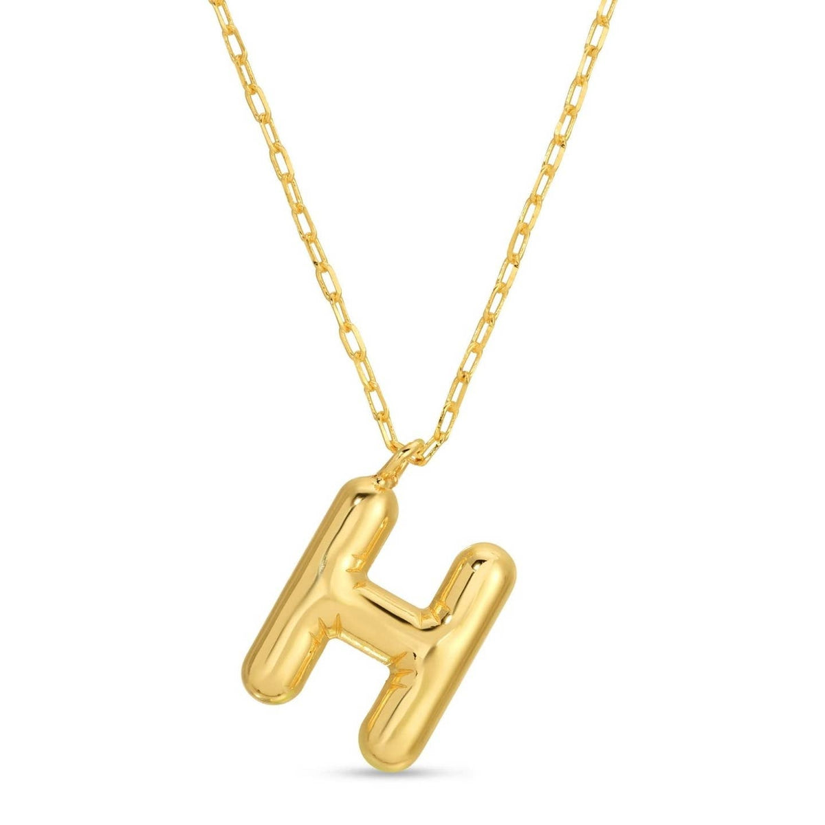 Large Balloon Initial Necklace