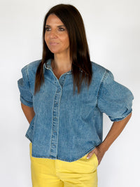 Easy Blue Denim Top