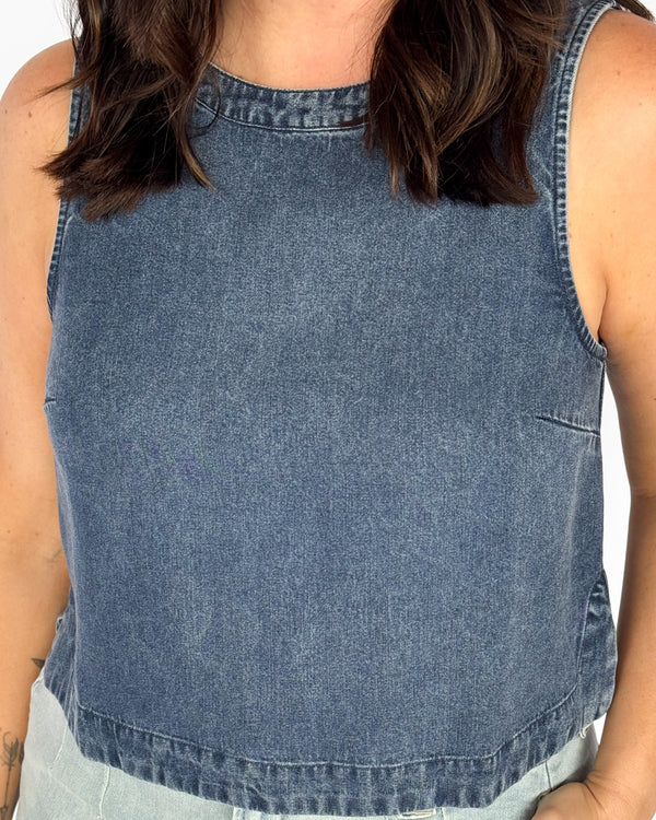 It's Pouring Sleeveless Top