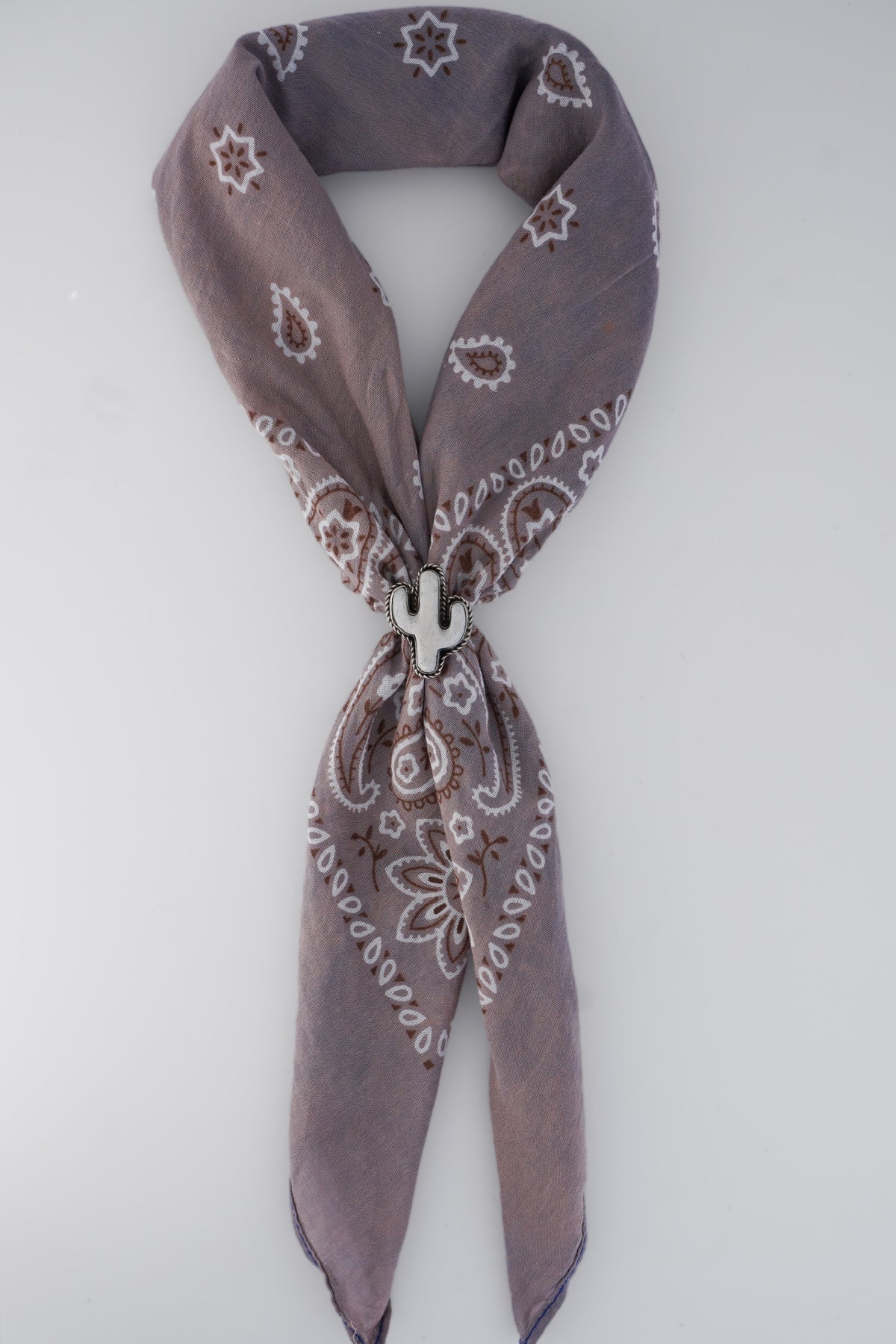 Pearl Cactus Scarf Ring