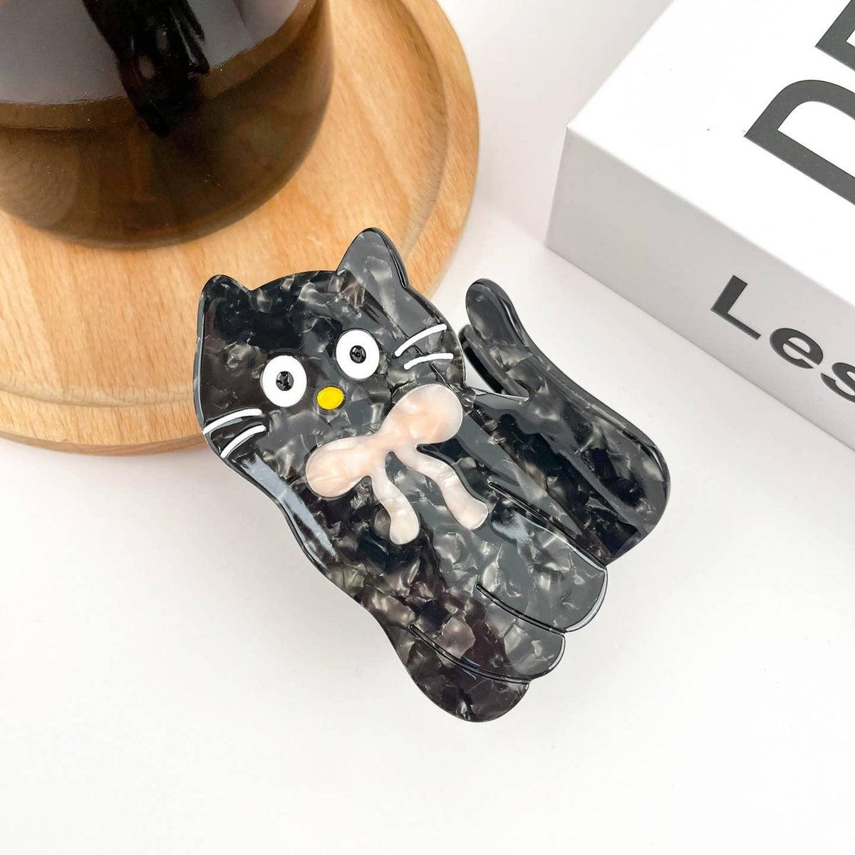 Black Cat Hair Clip