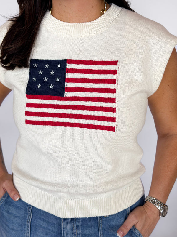American Dream Flag Sweater